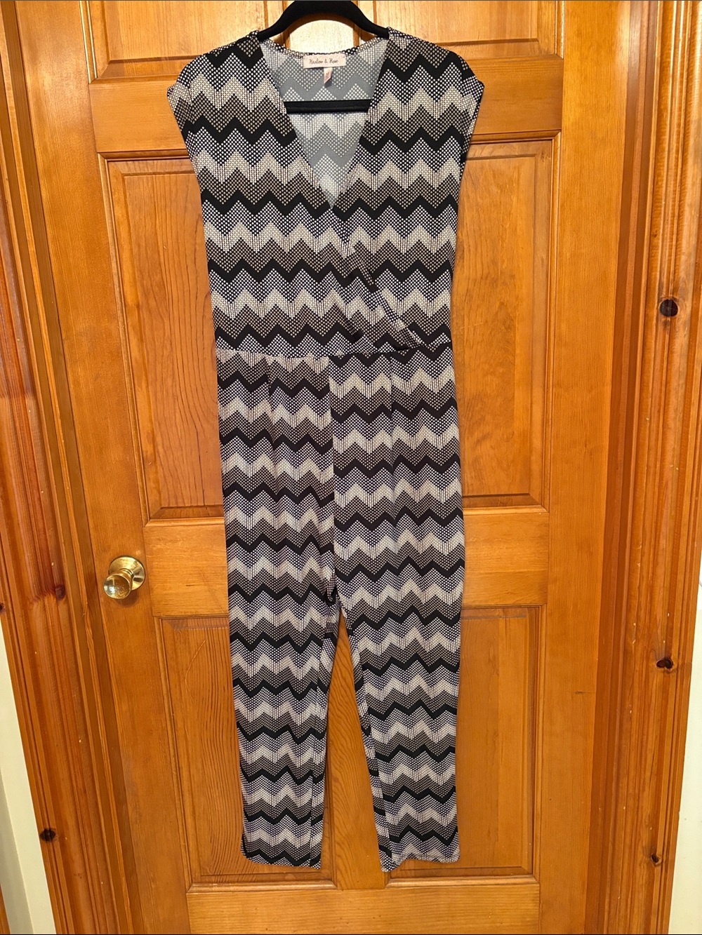 New Harlow & Rose Chevron Jumpsuit